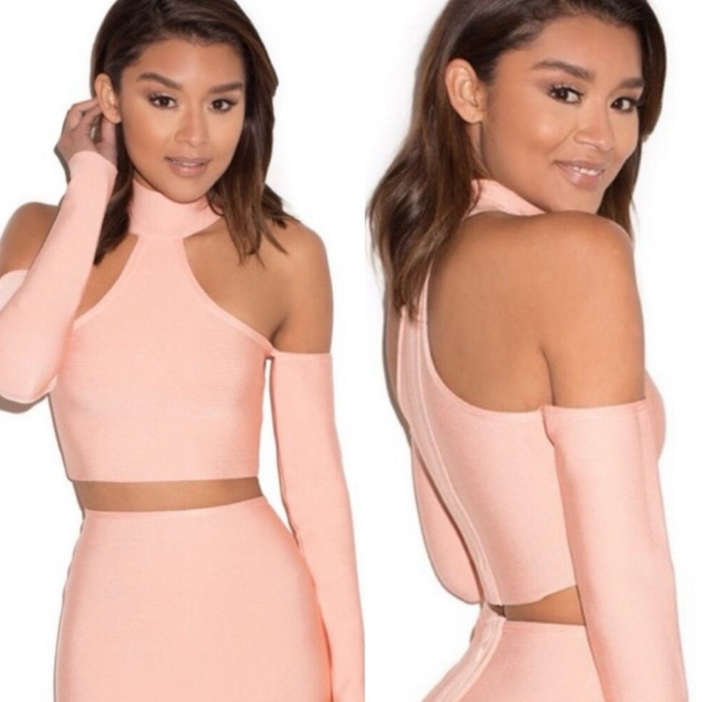 NWOT - House of CB/ Mistress Rocks Dollface Bandage
Crop Top - Size Medium